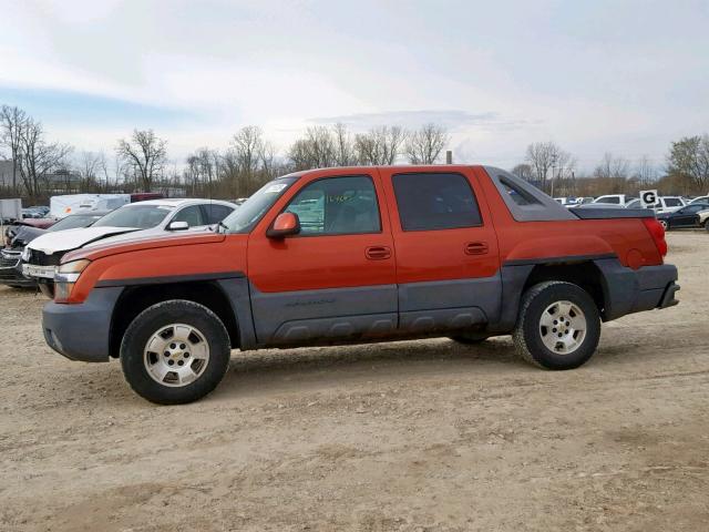 3GNEC13T63G136651 - 2003 CHEVROLET AVALANCHE ORANGE photo 9