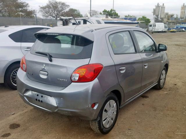 ML32A3HJ3FH045421 - 2015 MITSUBISHI MIRAGE DE GRAY photo 4