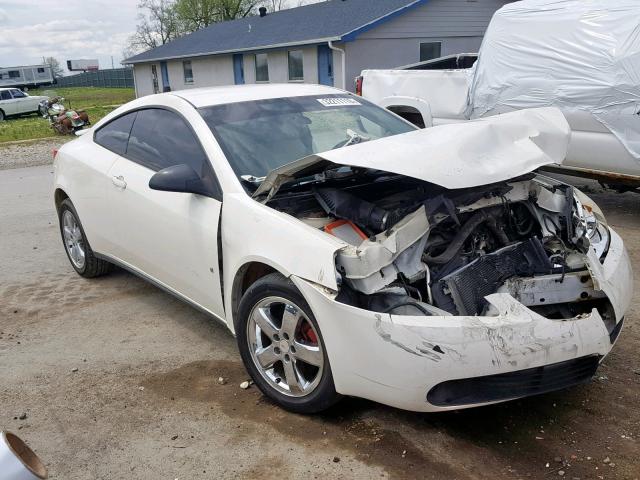 1G2ZH18N474117254 - 2007 PONTIAC G6 GT WHITE photo 1