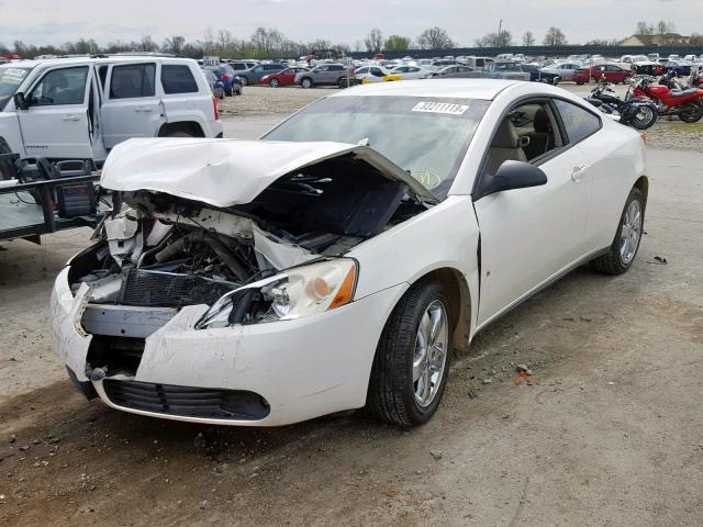 1G2ZH18N474117254 - 2007 PONTIAC G6 GT WHITE photo 2