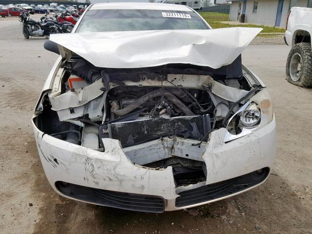 1G2ZH18N474117254 - 2007 PONTIAC G6 GT WHITE photo 9