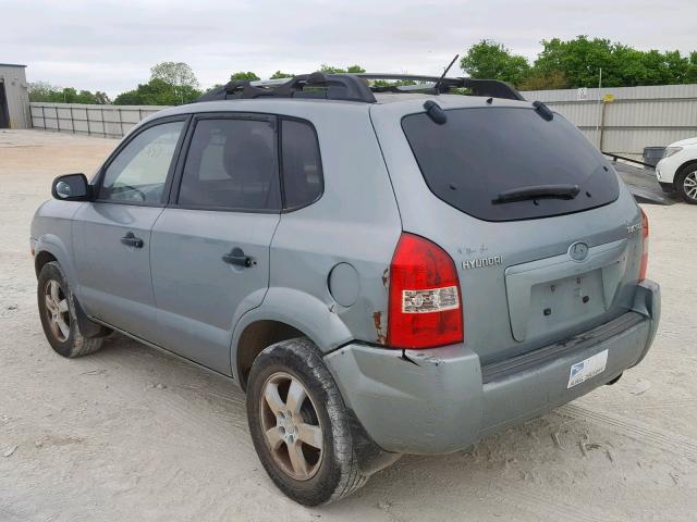 KM8JM12B06U445980 - 2006 HYUNDAI TUCSON GL SILVER photo 3