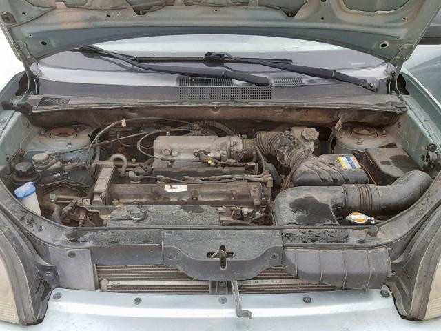 KM8JM12B06U445980 - 2006 HYUNDAI TUCSON GL SILVER photo 7