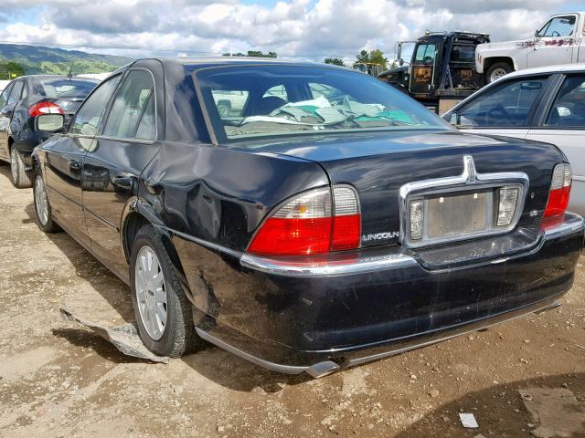 1LNHM86S34Y608547 - 2004 LINCOLN LS BLACK photo 3