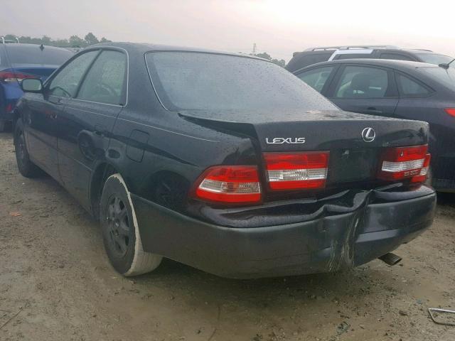 JT8BF28G910332975 - 2001 LEXUS ES 300 BLACK photo 3