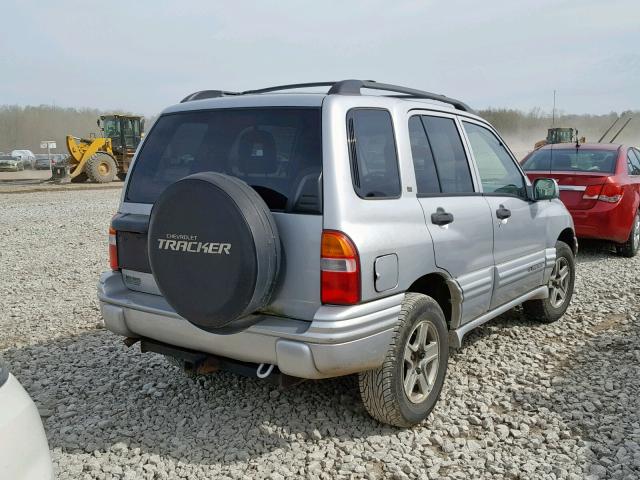 2CNBJ634636917426 - 2003 CHEVROLET TRACKER LT SILVER photo 4