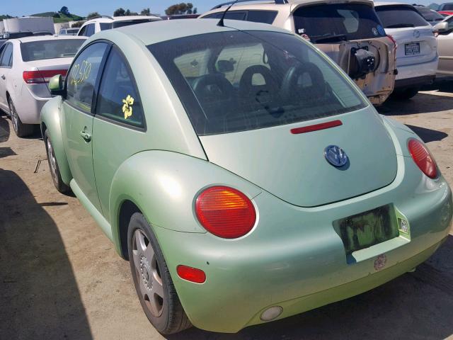 3VWCC21C6YM468846 - 2000 VOLKSWAGEN NEW BEETLE მწვანე ფოტო 3
