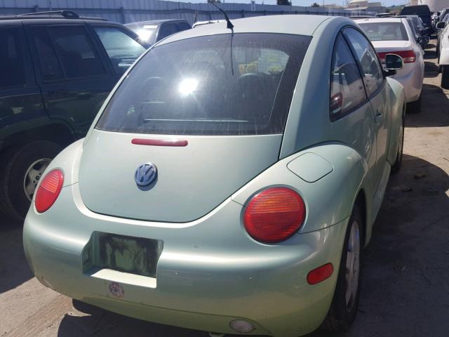 3VWCC21C6YM468846 - 2000 VOLKSWAGEN NEW BEETLE მწვანე ფოტო 4