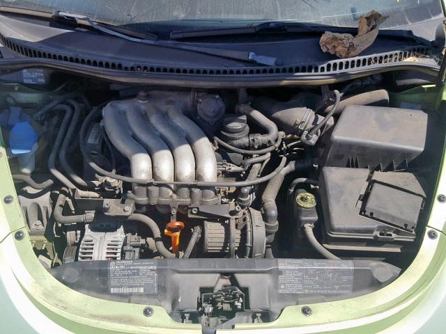 3VWCC21C6YM468846 - 2000 VOLKSWAGEN NEW BEETLE მწვანე ფოტო 7
