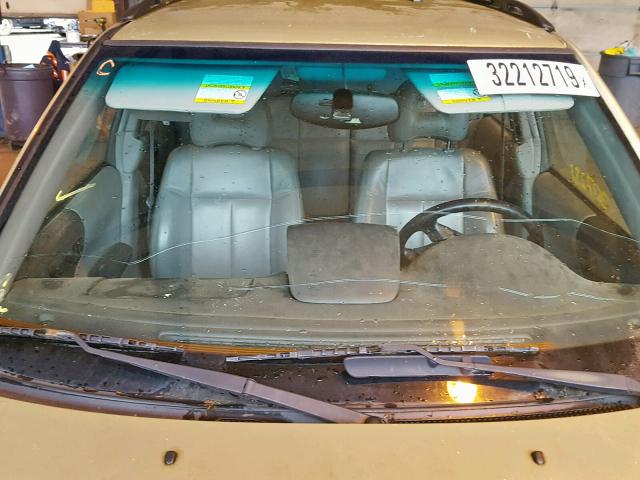 JF1SF65522H700661 - 2002 SUBARU FORESTER S GOLD photo 9