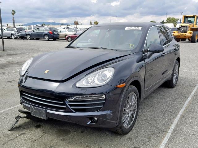 WP1AB2A21DLA81054 - 2013 PORSCHE CAYENNE S BLACK photo 2