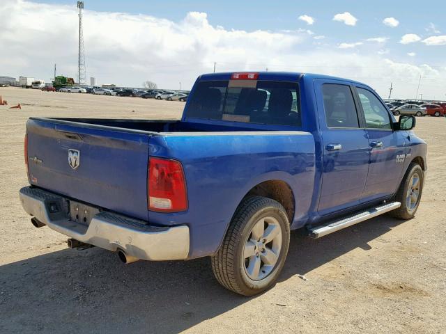 3C6RR6LT7HG592372 - 2017 RAM 1500 SLT BLUE photo 4