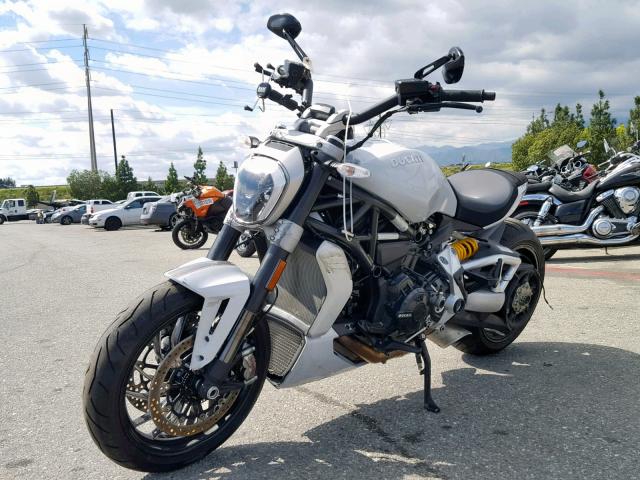 ZDM13BKW4JB008671 - 2018 DUCATI XDIAVEL GRAY photo 2