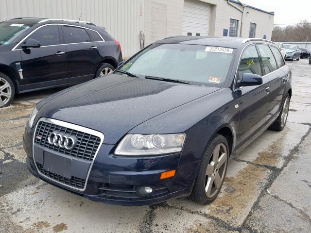 WAUKH74F18N050345 - 2008 AUDI A6 AVANT Q BLUE photo 2