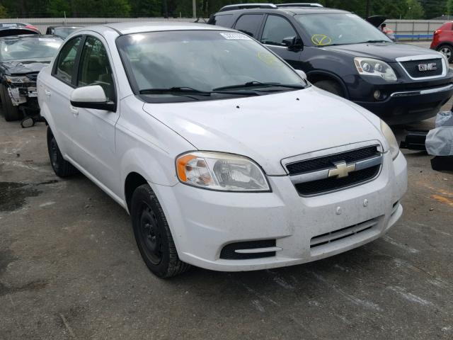 KL1TD5DE9AB098835 - 2010 CHEVROLET AVEO LS WHITE photo 1