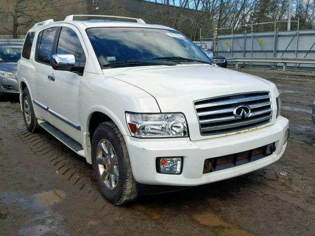 5N3AA08C65N808916 - 2005 INFINITI QX56 WHITE photo 1