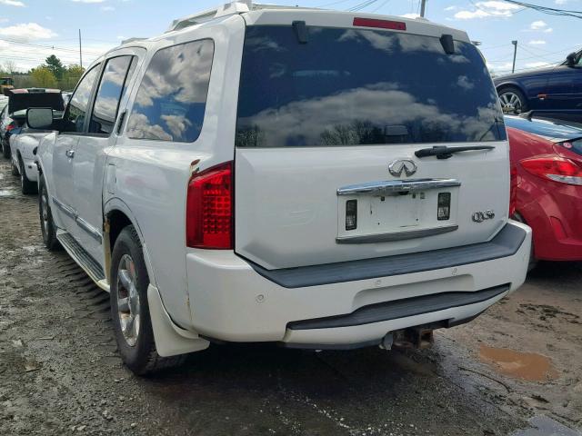 5N3AA08C65N808916 - 2005 INFINITI QX56 WHITE photo 3