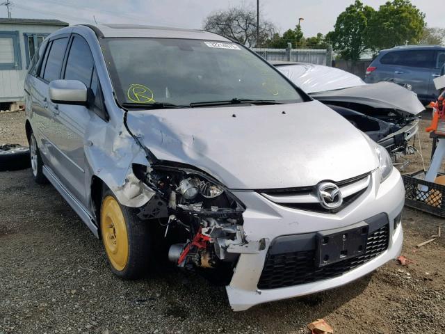 JM1CR293880318925 - 2008 MAZDA 5 SILVER photo 1