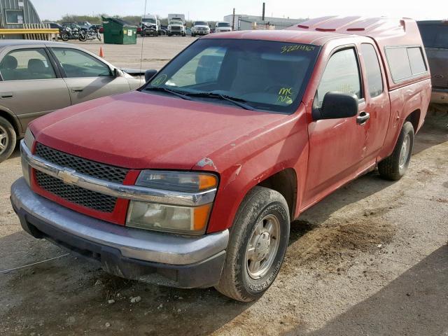 1GCCS196348191120 - 2004 CHEVROLET COLORADO RED photo 2