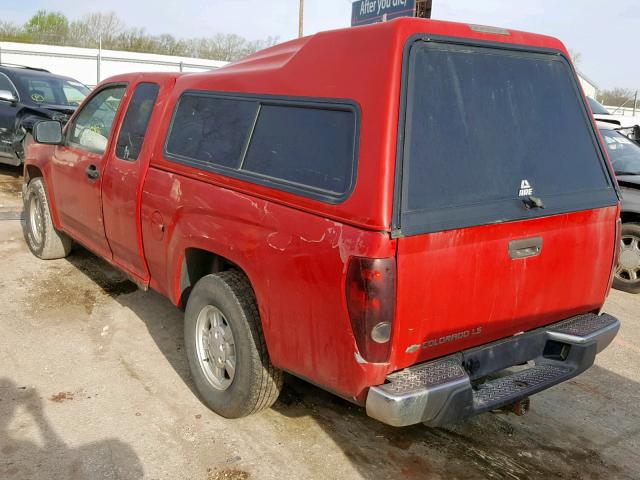 1GCCS196348191120 - 2004 CHEVROLET COLORADO RED photo 3