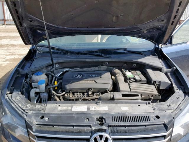 1VWBS7A31EC053586 - 2014 VOLKSWAGEN PASSAT SE BLUE photo 7