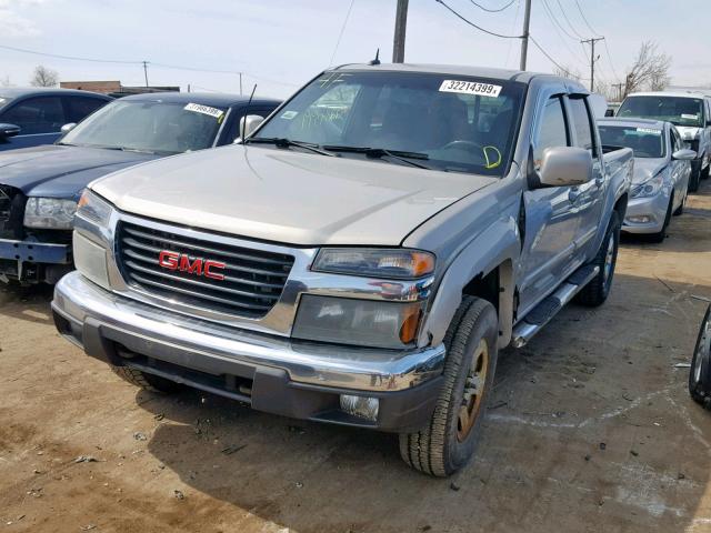 1GTDT13E098112818 - 2009 GMC CANYON SILVER photo 2