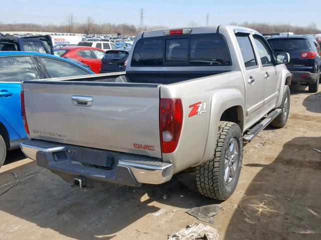 1GTDT13E098112818 - 2009 GMC CANYON SILVER photo 4