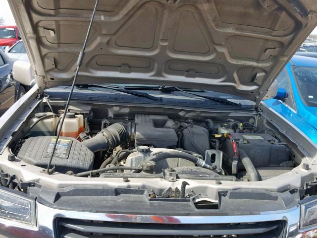 1GTDT13E098112818 - 2009 GMC CANYON SILVER photo 7