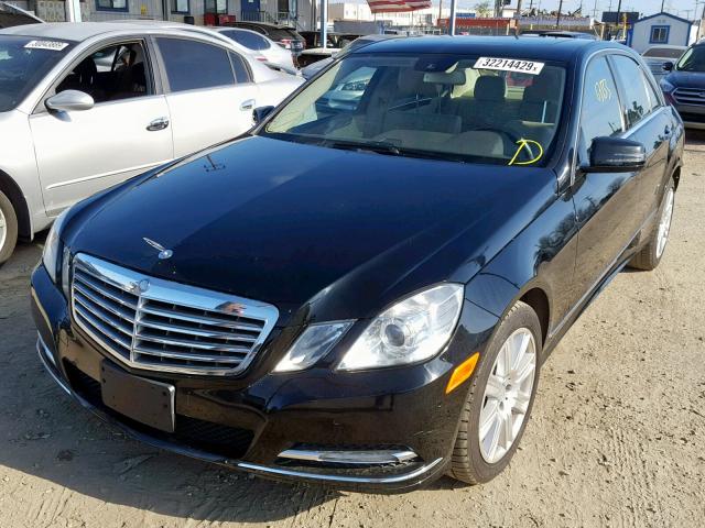 WDDHF5KB3DA669740 - 2013 MERCEDES-BENZ E 350 BLACK photo 2