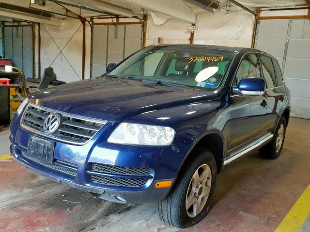 WVGZG77L86D015001 - 2006 VOLKSWAGEN TOUAREG 3. BLUE photo 2