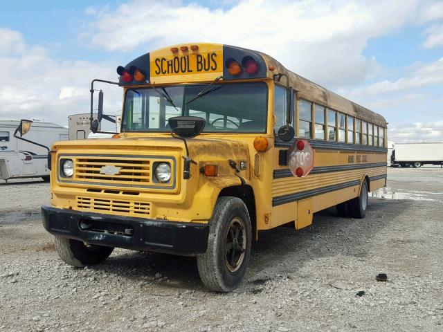 1GBJ6P1P4MV100199 - 1991 CHEVROLET S6000 B6P0 YELLOW photo 2