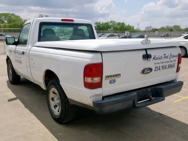 1FTYR10DX8PA42812 - 2008 FORD RANGER WHITE photo 3