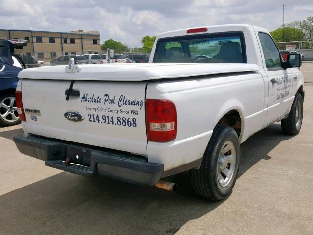 1FTYR10DX8PA42812 - 2008 FORD RANGER WHITE photo 4