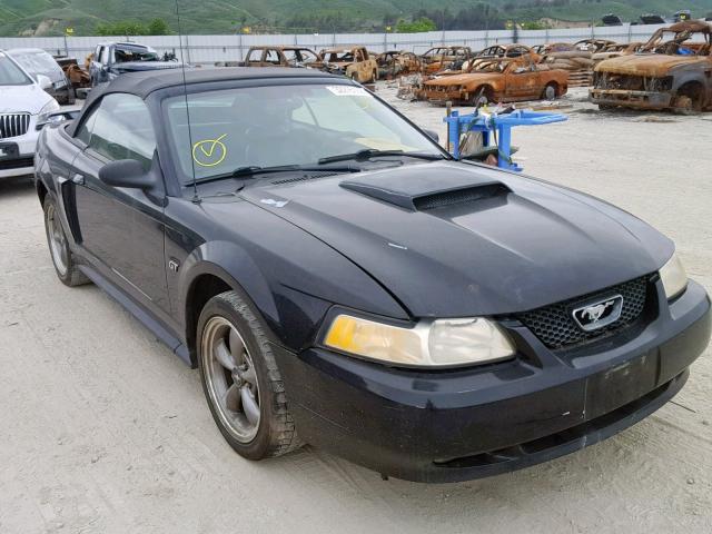 1FAFP45X83F326039 - 2003 FORD MUSTANG GT BLACK photo 1