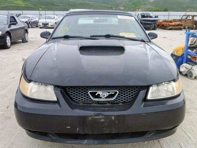 1FAFP45X83F326039 - 2003 FORD MUSTANG GT BLACK photo 9