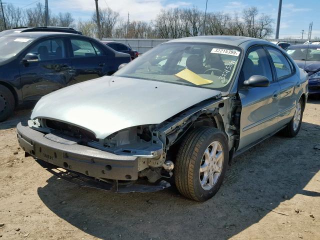 1FAFP56U67A150573 - 2007 FORD TAURUS SEL GRAY photo 2