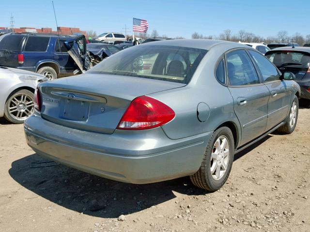 1FAFP56U67A150573 - 2007 FORD TAURUS SEL GRAY photo 4