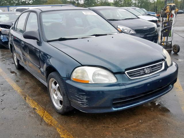 2HGEJ6626TH527699 - 1996 HONDA CIVIC DX GREEN photo 1