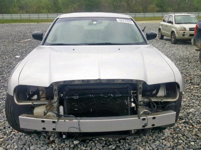 2C3KA43R07H731917 - 2007 CHRYSLER 300 SILVER photo 9