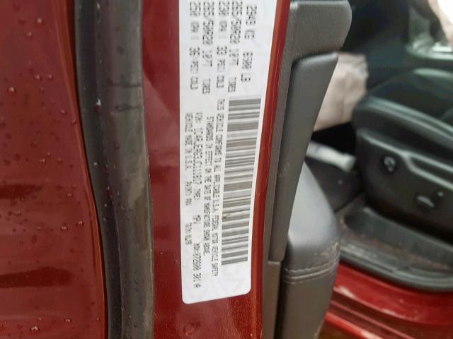 1C4RJEAG3JC111817 - 2018 JEEP GRAND CHER RED photo 10