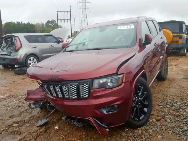 1C4RJEAG3JC111817 - 2018 JEEP GRAND CHER RED photo 2