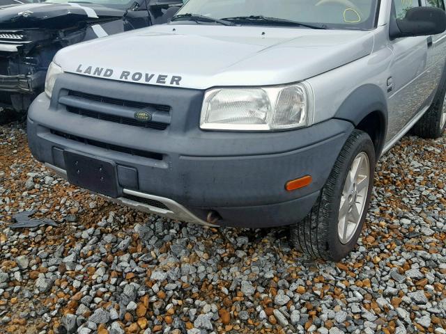 SALNE22232A390437 - 2002 LAND ROVER FREELANDER SILVER photo 9