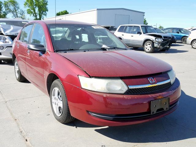 1G8AG52F84Z144860 - 2004 SATURN ION LEVEL BURGUNDY photo 1