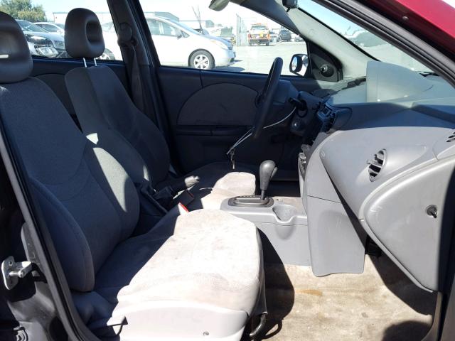 1G8AG52F84Z144860 - 2004 SATURN ION LEVEL BURGUNDY photo 5