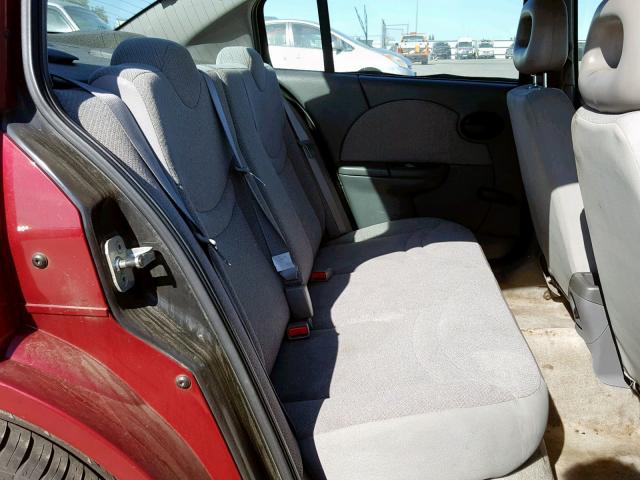1G8AG52F84Z144860 - 2004 SATURN ION LEVEL BURGUNDY photo 6