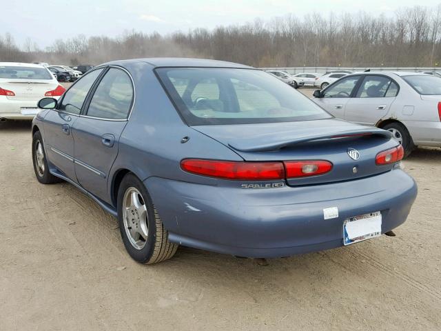 1MEFM53S9XA663482 - 1999 MERCURY SABLE LS BLUE photo 3