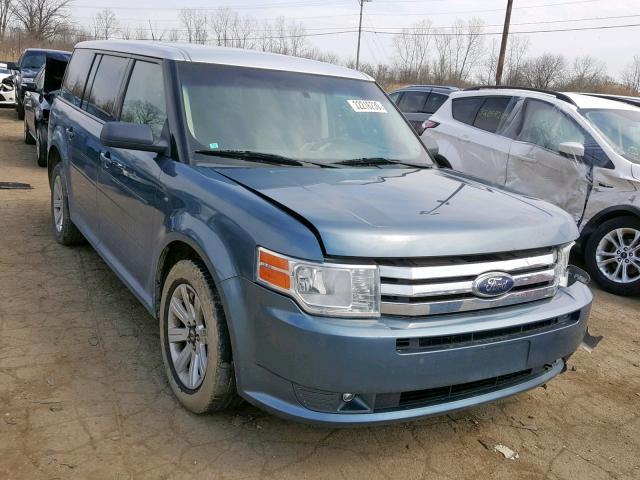 2FMGK5BC0ABB22463 - 2010 FORD FLEX SE BLUE photo 1