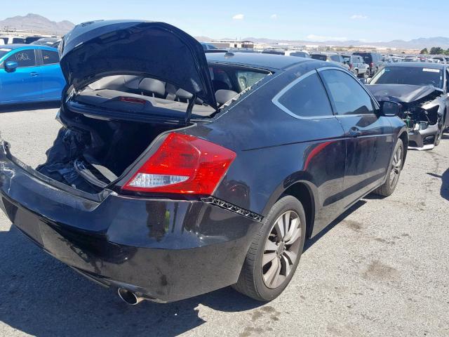 1HGCS1B86BA015343 - 2011 HONDA ACCORD EXL BLACK photo 4