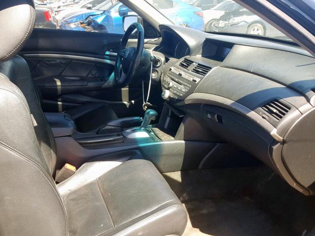 1HGCS1B86BA015343 - 2011 HONDA ACCORD EXL BLACK photo 5