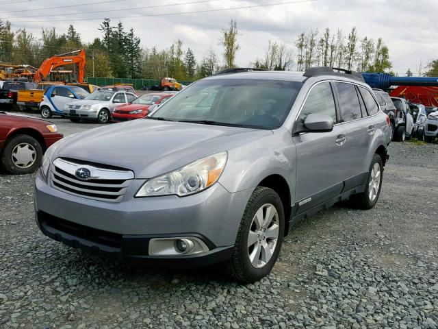 4S4BRJLC2A2351682 - 2010 SUBARU OUTBACK 3. SILVER photo 2